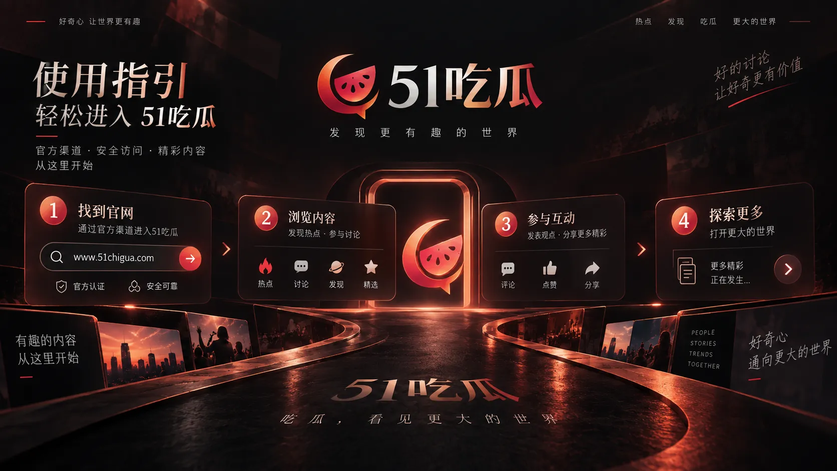 51吃瓜使用指南页面视觉